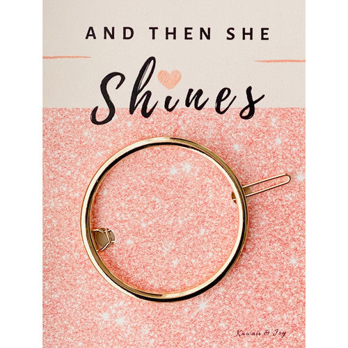 Gold Shine Hair Clip