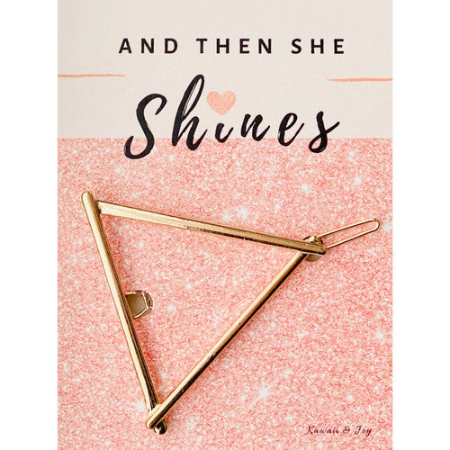 Gold Shine Hair Clip