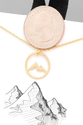 Best View Mountain Necklace