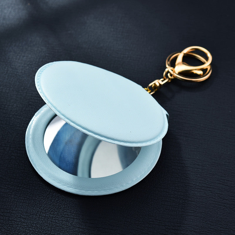 Always Keep A Mirror Handy - Foldable Compact Mirror Keychain